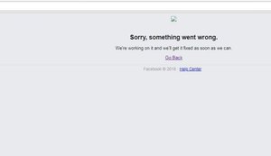 Usuários relatam que Facebook ficou fora do ar