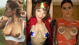 Anitta e Cleo Pires aderem e adesivos nos seios viram tendência no Carnaval