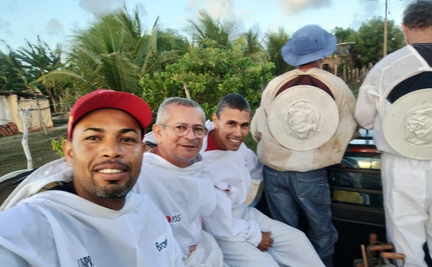 Curso de apicultura encanta participantes com capturas de enxames e vivência prática no campo