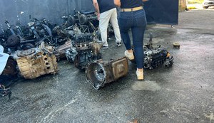 Polícia Civil desmonta desmanche clandestino e recupera peças de veículos em Maceió