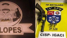BPRp e 10º BPM registram apreensões de armas em três cidades alagoanas
