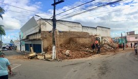 Desabamento e fortes chuvas deixam Palmeira dos Índios em alerta