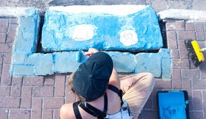 Galerias pluviais da cidade ganham mais cor