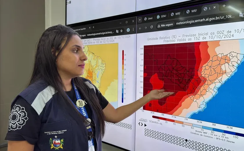 Semarh alerta para baixa umidade do ar no Sertão e Sertão do São Francisco