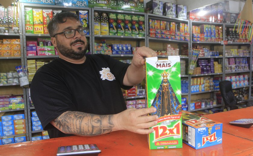 Comerciantes estão otimistas com vendas de fogos de artifício