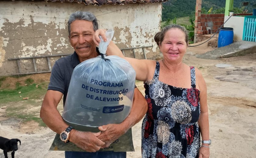 Mais de 2 milhões de alevinos doados impulsionam produção e combatem fome no campo