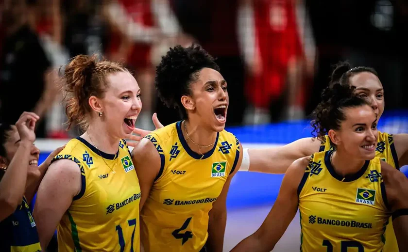 Seleção feminina bate Turquia e chega à 7ª vitória na Liga das Nações