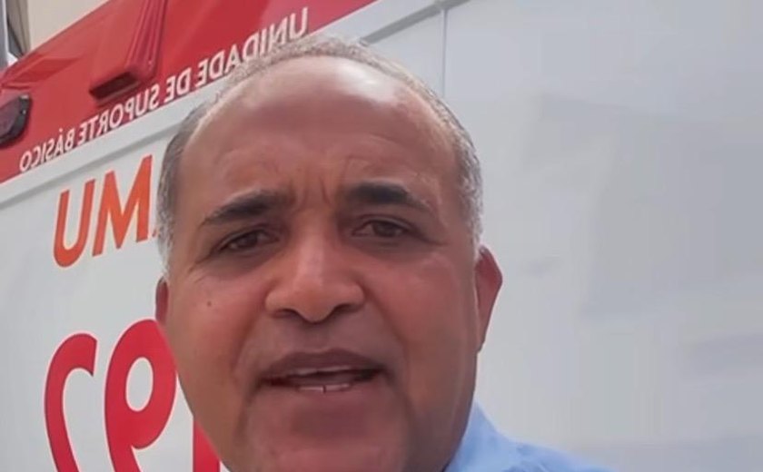 Tapera recebe ambulância do Samu durante evento em Salvador com presença do ministro da Saúde