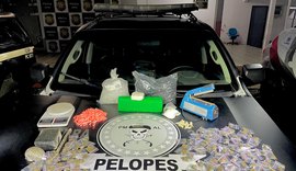 Em uma semana, PM/AL retira das ruas 31 armas de fogo e mais de 19 quilos de drogas
