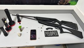 PM flagra crimes de caça e tráfico de drogas durante ações em Arapiraca e Delmiro Gouveia