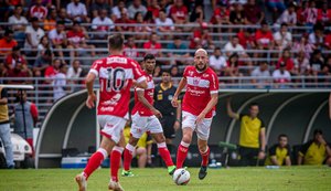 CRB empata com o Brusque no Estádio Rei Pelé e vai para a nona colocação na Série B