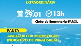 Policiais civis decidirão sobre indicativo de paralisação na assembleia geral desta sexta