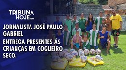 Ação solidária: José Paulo Gabriel leva alegria às crianças do povoado Cadoz