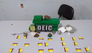 Suspeitos de tráfico são detidos e drogas são apreendidas em Arapiraca
