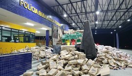 PRF apreende mais de uma tonelada de maconha no Sertão de Alagoas