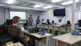 Oficial da Polícia Militar de Alagoas ministra instruções em estágio preparatório da ONU