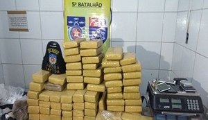 Após denúncias, PM apreende cerca de 58 kg de drogas no Antares