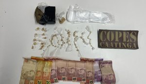 Operações da PM prendem seis suspeitos e apreendem arma e drogas no interior de Alagoas