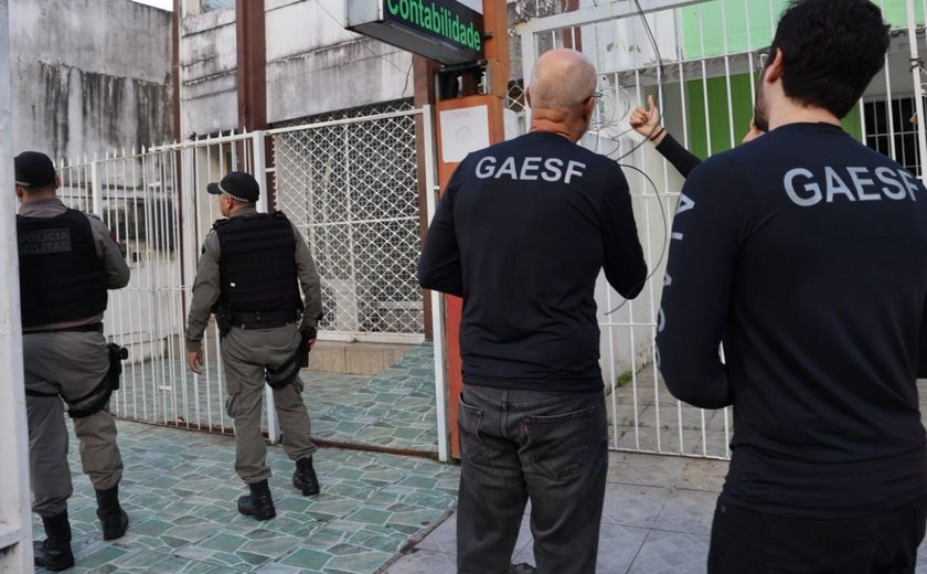 Gaesf cumpre mandados de busca e apreensão contra Orcrim suspeita de fraudes fiscais e societárias e falsificação de documentos em Maceió e Arapiraca
