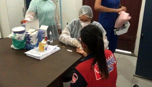 Secretaria de Saúde de Penedo leva testes rápidos para comerciários e lojistas