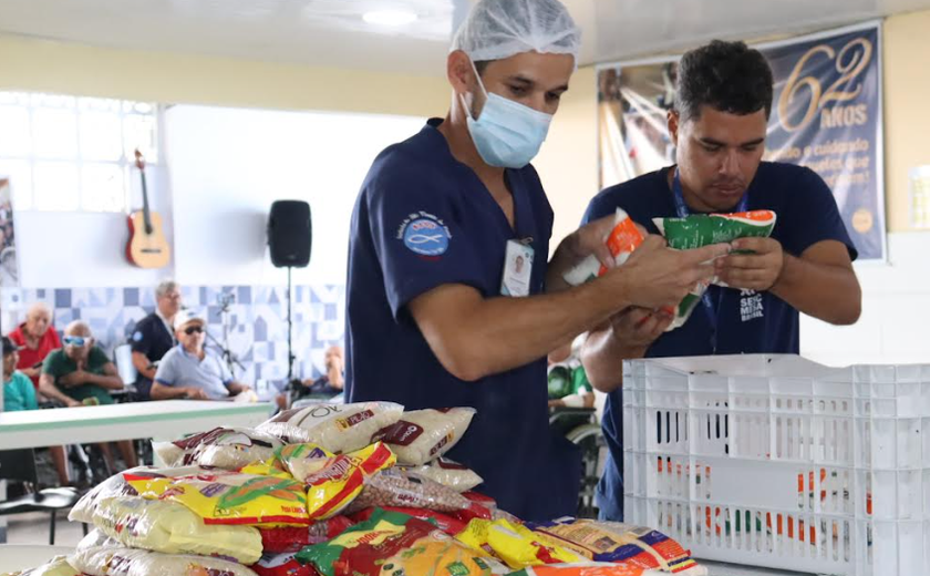 Sesc Mesa Brasil inicia entrega de alimentos arrecadados no São João de Maceió