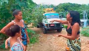 Vídeo: Prefeitura retira materiais recicláveis de família que mora em terreno de área verde no conjunto José Tenório