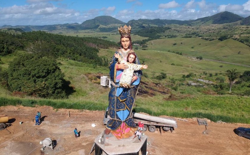 Imagem de Nossa Senhora do Livramento é removida de morro e vai ter novo local em Cajueiro
