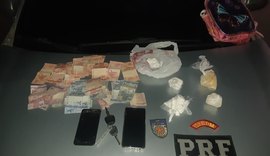 Ação conjunta da PRF, 10° BPM e PC prende casal com drogas em Belém