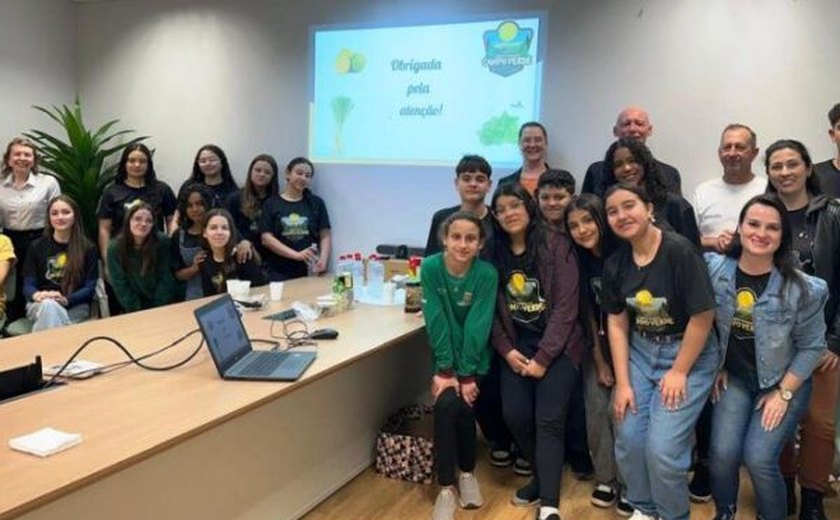 Alunos do Projeto Cooperativas Escolares apresentam projetos em Xanxerê