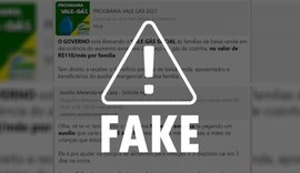 Cadastro para programas 'Vale-Gás' e 'Merenda em Casa' é falso