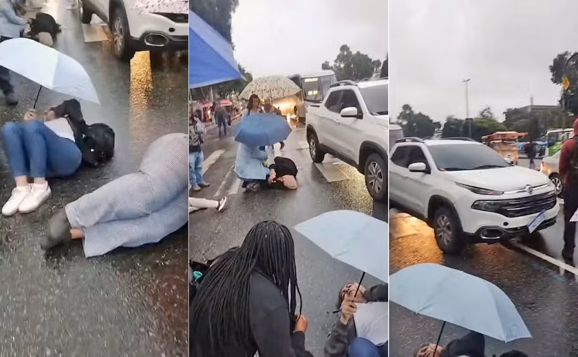 Sete pessoas são atropeladas na Avenida Presidente Vargas