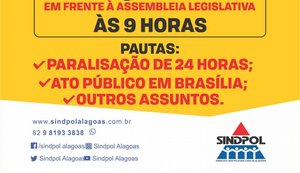 Sindpol realiza Assembleia Geral com Forças de Segurança para decidir sobre paralisação