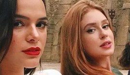 Bruna Marquezine e Marina Ruy Barbosa enfrentam geladeira na Globo