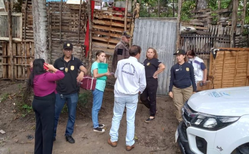Vigilância Sanitária fiscaliza abrigo de animais e pocilgas em Riacho Doce