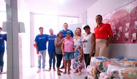 Secdef participa de doação de alimentos do Alagoas Sem Fome à instituição de apoio a pessoas com câncer