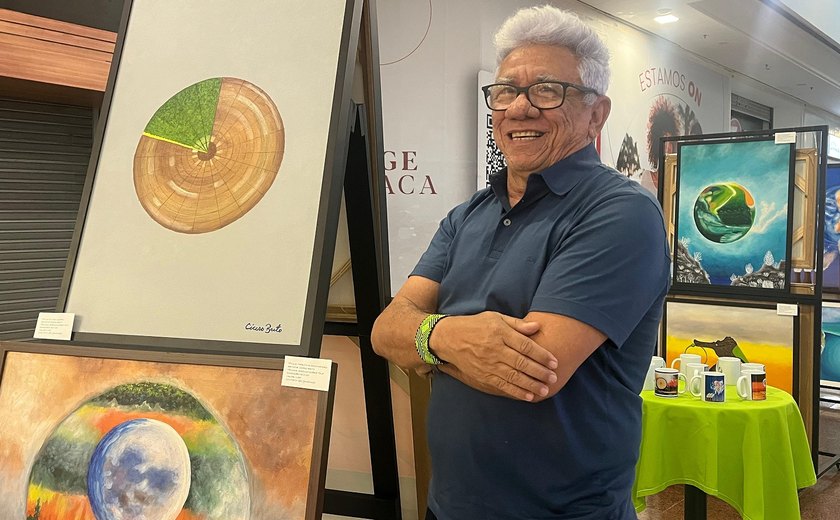 Último Suspiro: artista plástico Cícero Brito inaugura nova expo em shopping