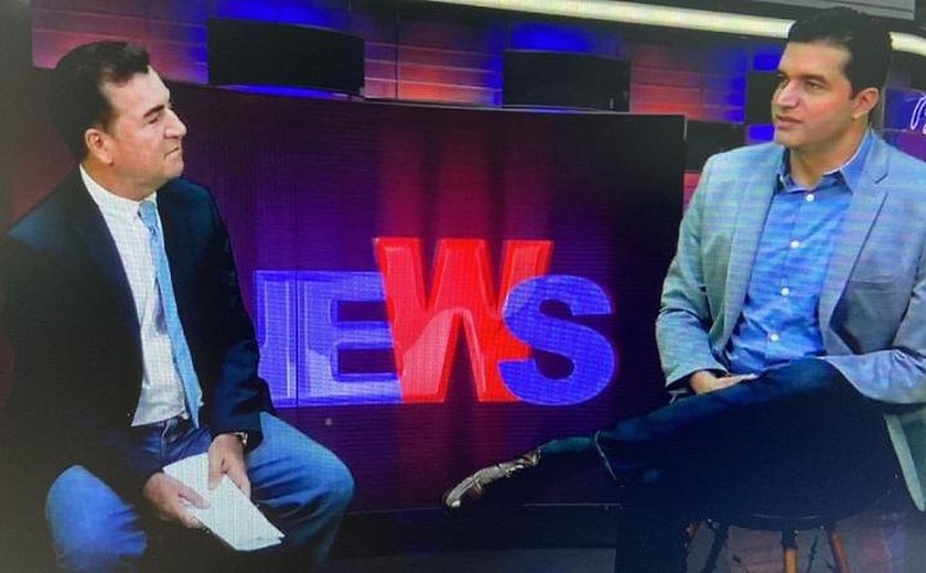 Rui Palmeira diz na TV que Canal do Sertão continua subutilizado, mas que no seu governo a obra acontecerá