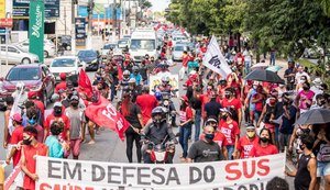Manifestantes contra o governo Bolsonaro voltam às ruas neste sábado (19)
