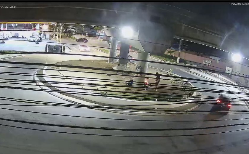PC identifica adolescentes suspeitos de terem provocado incêndio criminoso em viaduto de Maceió