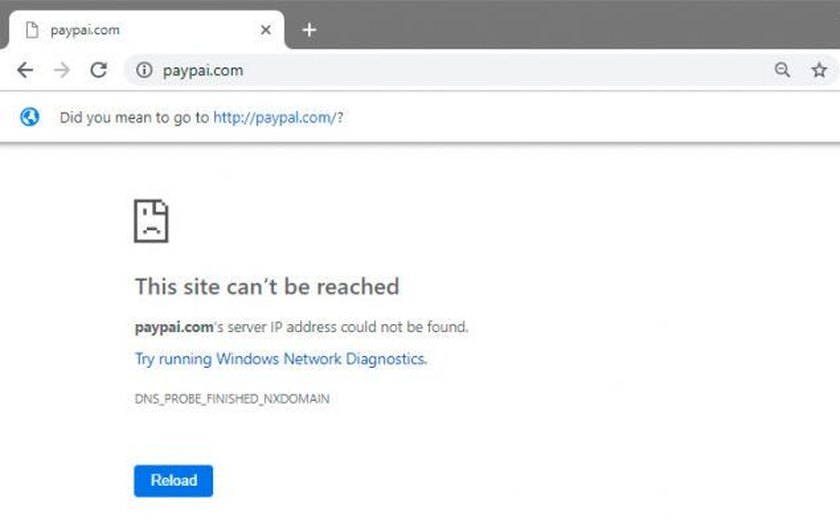 Google Chrome testa aviso em sites com URLs enganosas