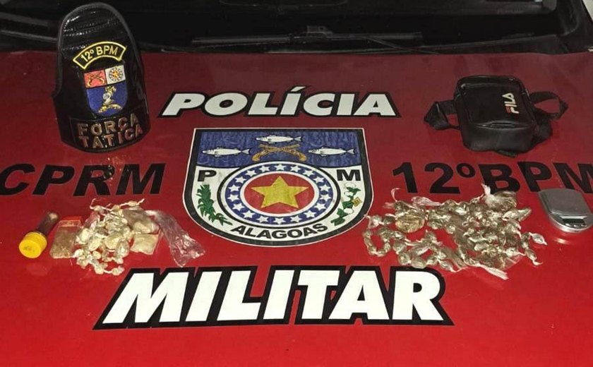 PM prende suspeito de tráfico e ligação com facção criminosa no Cidade Universitária