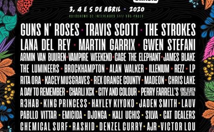 Lollapalooza 2020 divulga line up completo e preços