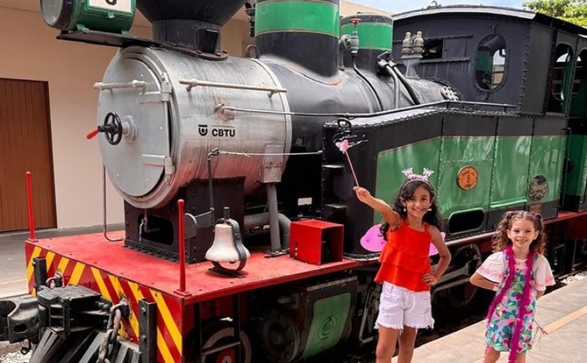 Trem das Crianças leva cultura e diversão sobre trilhos em Maceió