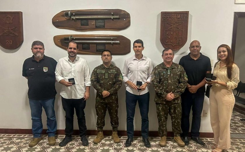 SEMSC participa de reunião com o 59º Batalhão de Infantaria Motorizado do Exército Brasileiro