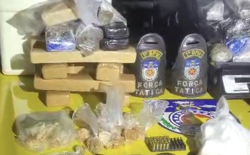 Mais de 20kg de maconha apreendida em residência na Levada