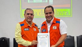 Prefeito André Bocão recebe prêmio da Defesa Civil por trabalho em prol da população