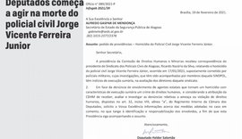 Comissão de DHM da Câmara dos Deputados começa a agir na morte do policial civil