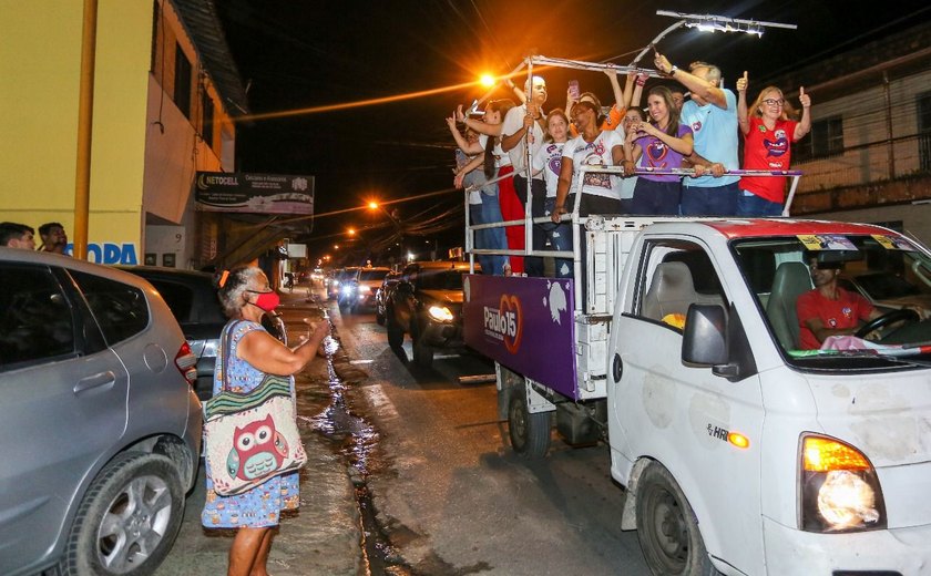 Caravana do 15 ganha as ruas de Maceió e confirma o apoio da população