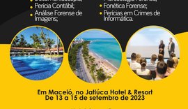 Seminário de Perícias Criminais começa nesta quarta-feira (13) em Maceió
