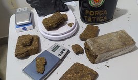 PM prende jovem de 19 anos por tráfico de drogas na Barra de Santo Antônio